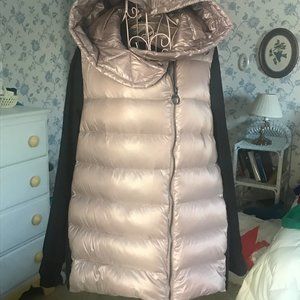 Calvin Klein Metallic Performance Hoodie Down Coat